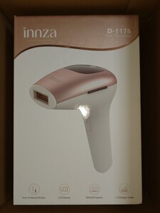 新品 INNZA D1176 色ピンク ヘッドタイプ往復式 脱毛器 家庭用 冷感脱毛