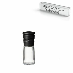 829.90ml セラミック ソルト&ペッパー 結晶塩 岩塩 胡椒 スパイス 山椒 調味料入れ 粗さ調節 分解洗浄 ブラック