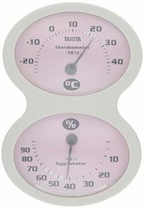 タニタ 温湿度計 温度 湿度 アナログ 壁掛け ピンク TT-509 PK