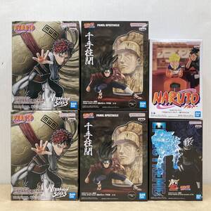 ☆K742 未開封 BANPRESTO NARUTO-ナルト- 疾風伝 まとめ『うずまきナルト/はたけカカシ/我愛羅/千手柱間』フィギュア 6点セット