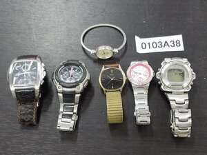 0103A38　腕時計　ジャンク品　おまとめ6点　　delma　CASIO　 など ※動作未確認