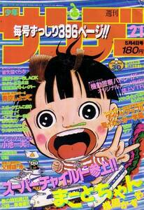 週刊少年サンデー　№21　昭和63年5月4日号