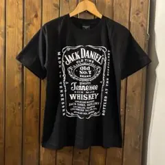 新品★ジャックダニエル　ラベル　プリントTシャツ【M】★テネシー/ウィスキー