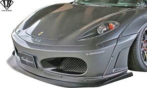 【M’s】フェラーリ F430 (2004y-2009y) LB-WORKS フロントディフューザー／／FRP エアロ Liberty Walk リバティーウォーク ディフューザー