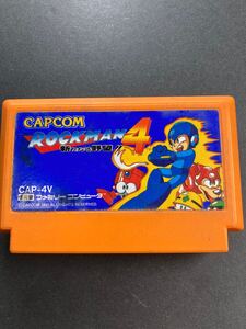 ソフトのみ 動作確認 FC ファミリーコンピュータ ロックマン4 ROCKMAN 4 ファミコン family computer CAPCOM カプコン