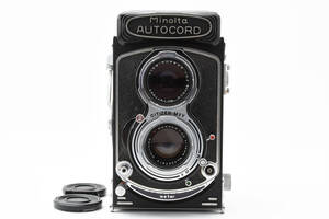 【良級】 MINOLTA ミノルタ AUTOCORD オートコード 二眼レフ フィルムカメラ VIEW-ROKKOR 75mm F3.2 F3.5 【動作確認済み】 #6584