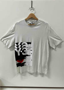 Y-3 ワイスリー CH1 GFX SS TEE 20AW 内田 すずめ 半袖Tシャツ サイズS タイランド製 白色 adidas YOUJI YAMAMOT