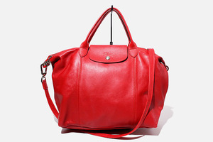 LONGCHAMP ロンシャン LE PLIAGE CUIR ル プリアージュ キュイール レザー ハンド ショルダー トートバッグ M 1515 737 045 /◆☆