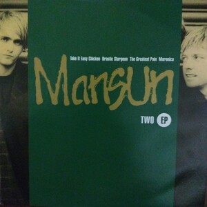 mansun two 96年　ep 7inch UK盤 ブリッドポップ　ギターロック　インディーロック　マンサン　ポール　ドレイバー