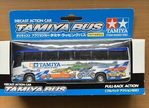 ●タミヤ　ラッピングバス●TAMIYABUS●ダイキャスト　アクションカー●