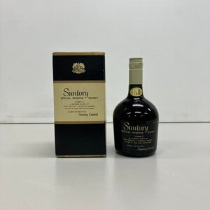 【80】1円～【埼玉県限定発送】SUNTORY SPECIAL RESERVE WHISKY サントリー スペシャル　リザーブ ウイスキー 760ml 43％ 　箱有　未開封