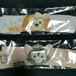 ダッフィー＆フレンズ スリーブ クッキーアン ジェラトーニ 2個セット ドリンクカバー モコモコ 東京ディズニーリゾート限定 Disney