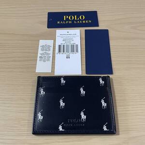 ポロラルフローレン(POLO RALPH LAUREN) ポニーデザインカードケース、名刺入れ、定期入れ 新品　未使用　タグ付き