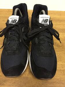 New Balance US５７４W１ 黒スウェード ウィメンズ２６B USED Made in USA