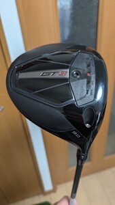 新品同様　タイトリスト GT3ドライバー 9° TENSEI 1K BLACK 65 Sシャフト　ヘッドカバー未使用