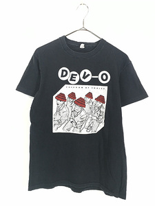 レディース 古着 80s USA製 DEVO 「FREEDOM OF CHOICE」 ニューウェーブ ロック バンド Tシャツ M 古着