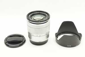 【適格請求書発行】良品 FUJIFILM FUJINON XC 16-50mm F3.5-5.6 OIS Xマウント APS-C シルバー AF フード付【アルプスカメラ】240603k