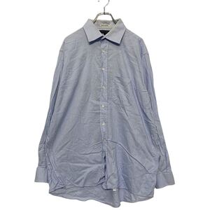 TOMMY HILFIGER 長袖 柄シャツ XL ブルー トミーヒルフィガー ビッグサイズ 古着卸 アメリカ仕入 a505-6225