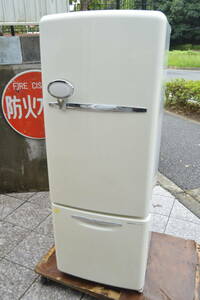 中古 動作品 ナショナル National NR-B16RA-W 冷凍冷蔵庫 WiLL FRIDGE mini 162L 2003年製 廃番品 レトロ