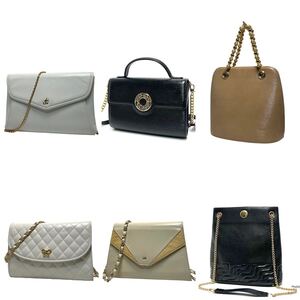 ☆良品ー美品☆ HANAE MORI/kimijima/CHARLES JOURDAN/NINA RICCI/WAKO 銀座和光/ ハンドバッグ チェーン ショルダーバッグ まとめて6点