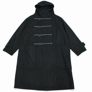 POLYPLOID ポリプロイド DUFFLE COAT C ダッフルコート 3 ブラックメランジ