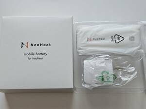 ■NeoHeat(ネオヒート)/モバイルバッテリー/5V 2A/5000mAh/PSE認証済/SA0007BM(※メーカー品番?NH-MB01-W?)