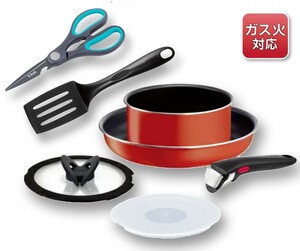 送料1200円 新生活スターターセット（パプリカ5＋ターナー＋はさみ）T-fal ティファール