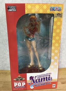 即決 新品未開封 P.O.P LIMITED EDITION ナミ MUGIWARAVer. メガハウス フィギュア 麦わらVer. ワンピース ONE PIECE