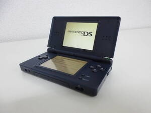 中古 ゲーム機 任天堂 Nintendo DS Lite 本体 USG-001 ネイビー タッチペンあり 充電器なし ※通電のみ確認済 ／G