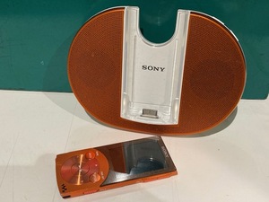 【USED】SONY（ソニー）ウオークマン　NW-S645＆スピーカーシステム　SRS-NWGT014S　付属品ACアダプターのみ　デジタルメディアプレーヤー