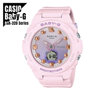 CASIO カシオ Baby-G ベビーG BGA-320シリーズ ビーチデザイン BGA-320-4A ピンク 腕時計 レディース ★新品