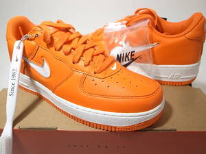 【送料無料 即決】NIKE AIR FORCE 1 LOW RETRO JEWEL COLOR OF THE MONTH 復刻 CAROTENE オレンジ24.5cm US6.5 新品FJ1044-800エアフォース