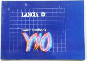 LANCIA Y10 OWNERS MANUAL 英語版