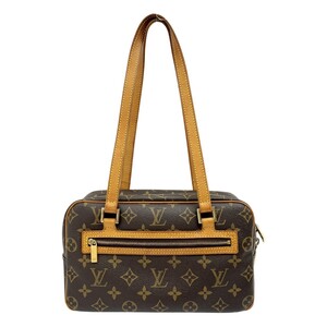 ◆◆ LOUIS VUITTON ルイヴィトン モノグラム シテMM バッグ ハンドバッグ M51182 ブラウン系 やや傷や汚れあり