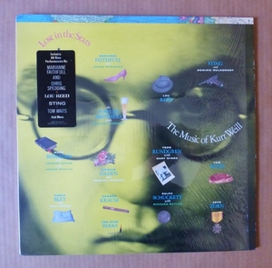 STING, MARIANNE FAITHFULL, LOU REED他「LOST IN THE STARS - THE MUSIC OF KURT WEILL」米ORIG [半透明盤] ステッカー有シュリンク美品