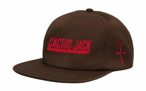 TRAVIS SCOTT トラヴィススコットFORTNITE CACTUS JACKカクタスジャック キャップ ブラウン 茶 アジャスター 調節 スナップバック