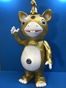 イヌクマ★快獣ブースカ★ジャイアントサイズ【ゴールド】未使用新品 イヌクマパパさん色紙付き