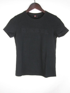 ディーゼル DIESEL Tシャツ 半袖 コットン S 黒 C496