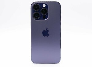 １円～【極美品】Apple iPhone14Pro 256GB ディープパープル NQ1E3J/A au KDDI端末 ※SIMロックなし