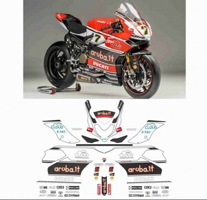 カスタム グラフィック デカール ステッカー 車体用 / ドゥカティ Ducati 899 / 1199 1299 パニガーレ / WORLD SBK 2015 REPLICA レプリカ