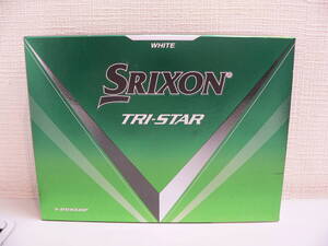 ●36028　ゴルフボール　SRIXON TRI-STAR　WHITE　1ダース　未使用