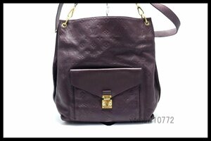 近年モデル希少美中古■LOUIS VUITTON モノグラムアンプラント メティス レザー 2way ショルダーバッグ ルイヴィトン■0516es358-6K