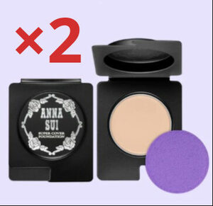 2個セット アナスイ コスメティックス スーパーカバーファンデーション00 サンプル ドールスキン ANNA SUI COSMETICS ベースメイク