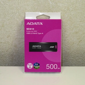 ◆新品◆SC610 スティック型SSD ADATA SC610-500G-CBK/RD