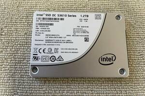 美品 Intel 1.2TB SATA 6G 2.5インチ SSD DC S3610 使用時間:3日