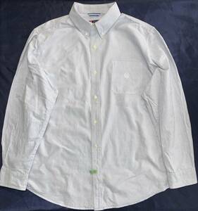 CHAPS RALPH LAUREN 長袖 BD シャツ 2XL 青白 ビッグサイズ