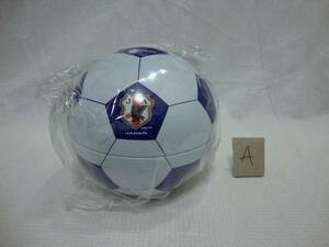 ◆即決有◆ 非売品/2009年 サッカー日本代表 サッカーボール型 貯金箱 みずほ銀行 ノベルティ品 未開封 (A)