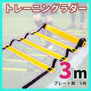 トレーニングラダー 3ｍ サッカー 瞬発力 トレーニング用品