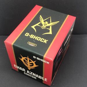  CASIO G-SHOCK 機動戦士ガンダム35周年限定　シャア専用モデル　GD-100 不動　箱付き　カシオ　バンダイナムコ　中古　YS X548 