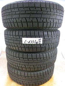 L-4331 溝あり 中古スタッドレス ヨコハマ アイスガード iG50 PLUS 215/60R16 95Q (4本)